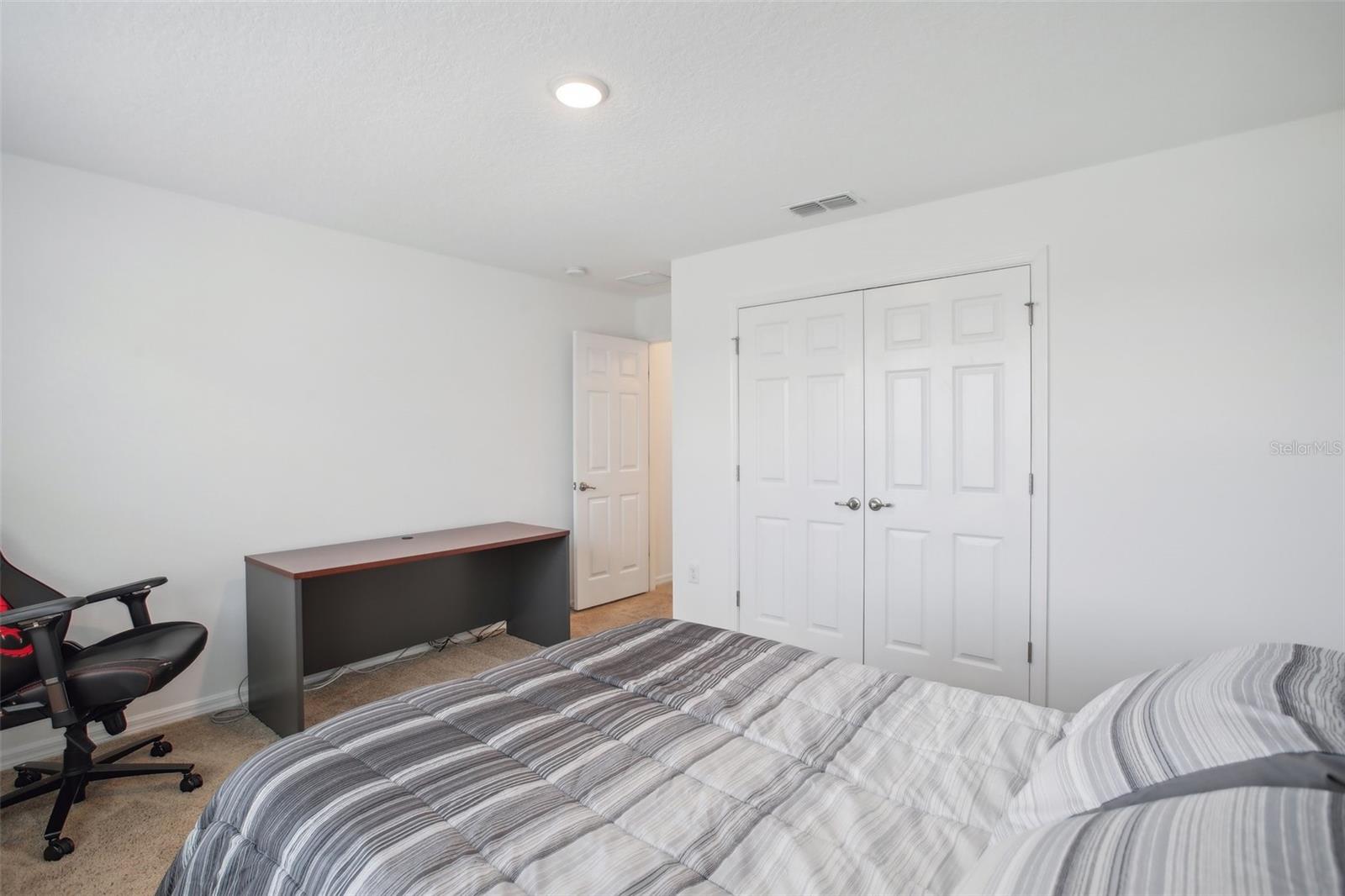 Upstairs guest bedroom, reverse view