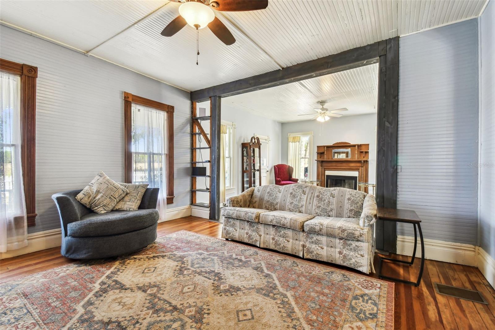 Family Room with Living Room behind