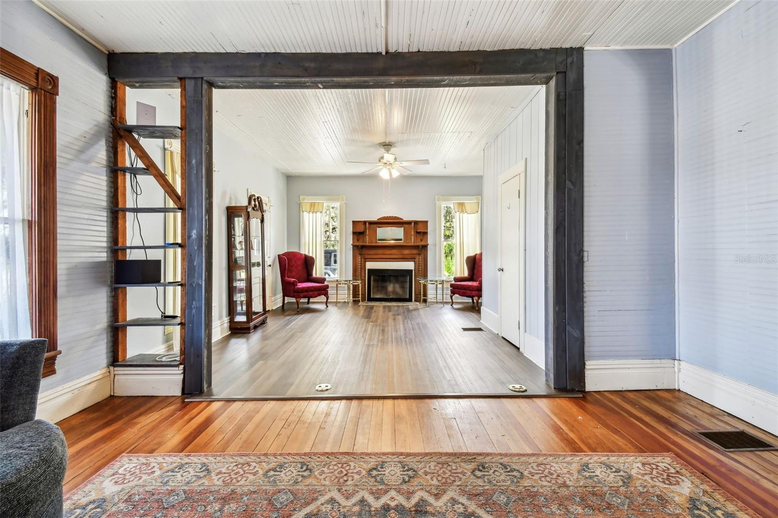 Family Room and Living Room (couch removed)