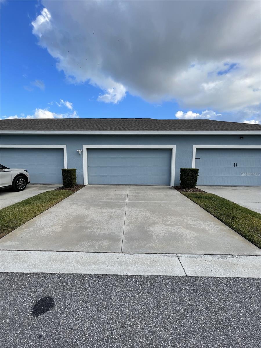 Double Car Garage with full size driveway