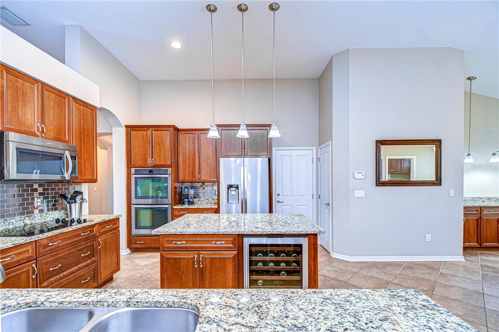 KITCHEN WITH WINE COOLER