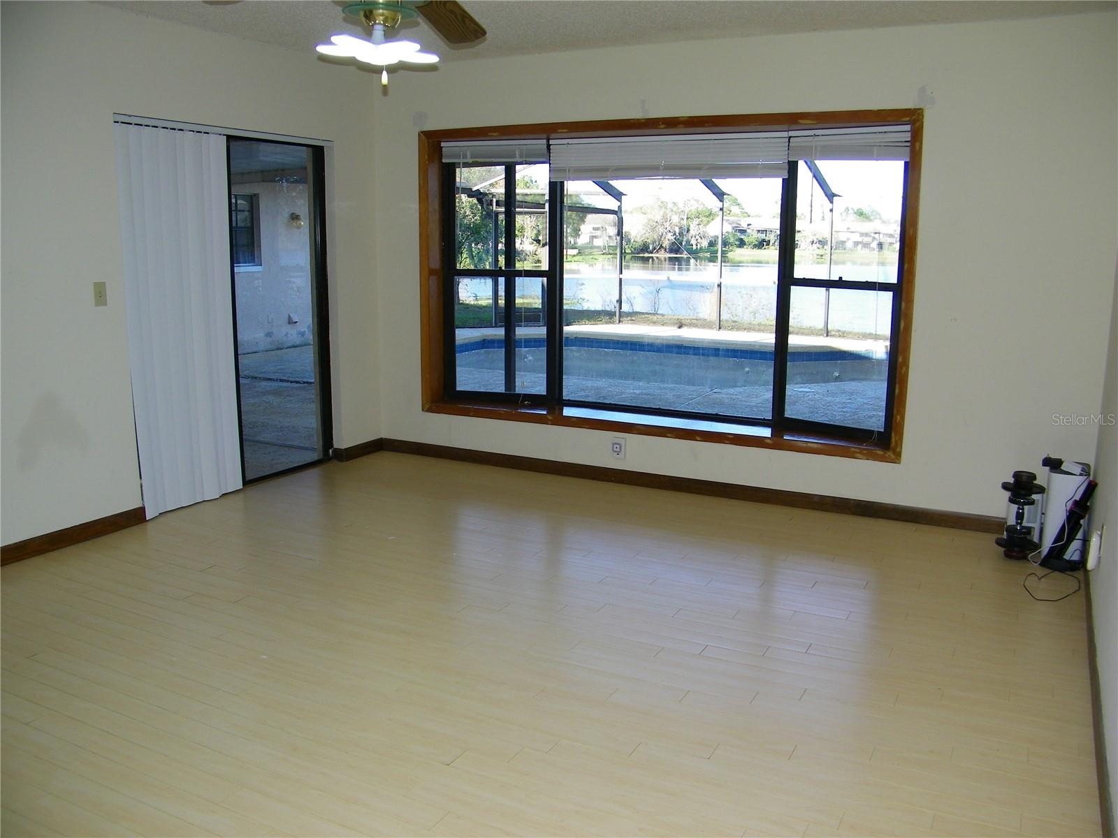 Master Bedroom with door to pool