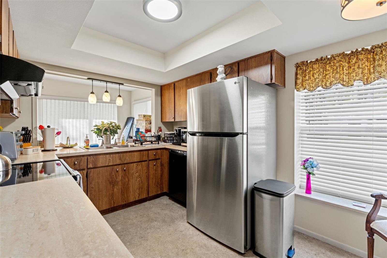 Kitchen w/a Bistro sized dining area