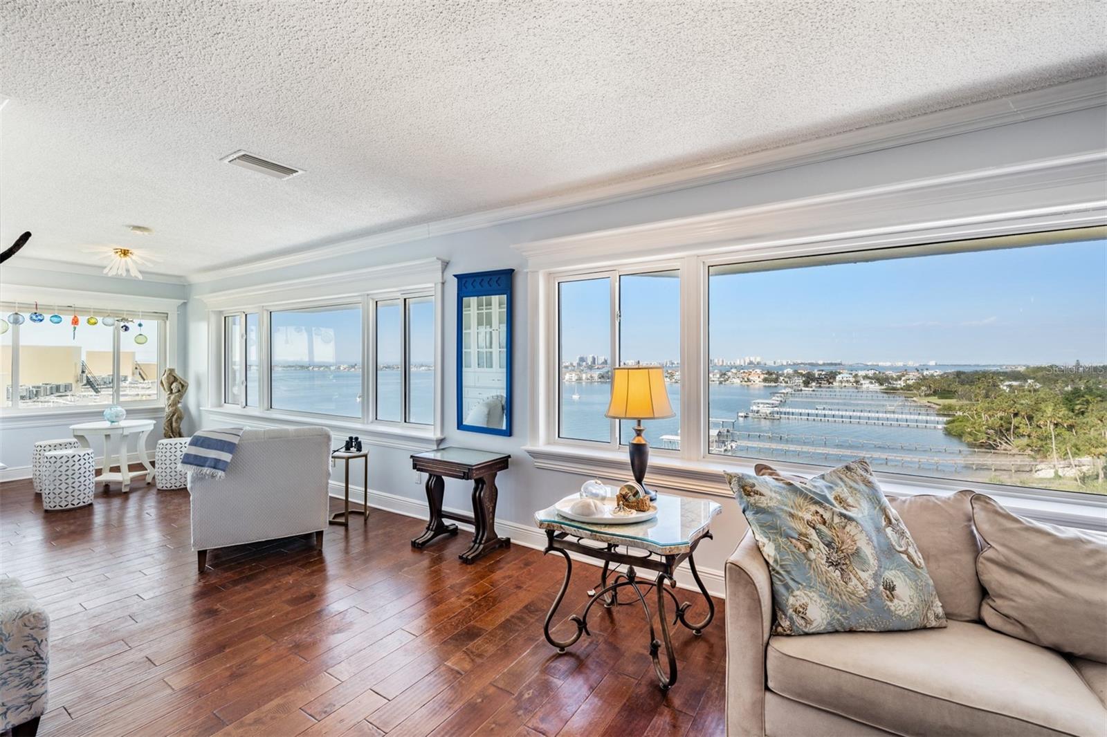 Family Room and Sitting room, Crown Molding and Cased Windows - so much natural light coming in and the views are stunning!