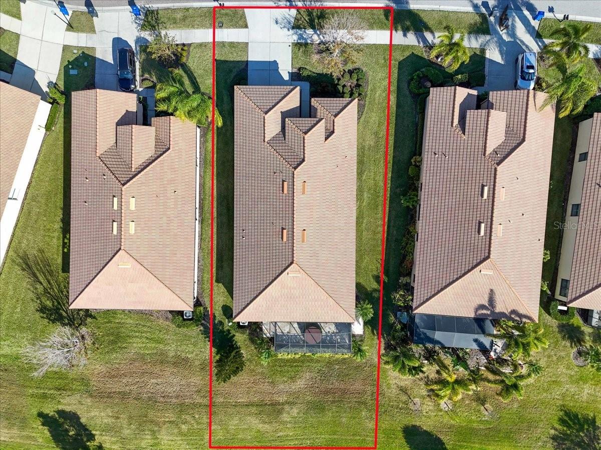 Outline of property aerial view | 368 Cedar Falls Dr, Apollo Beach, FL  33572