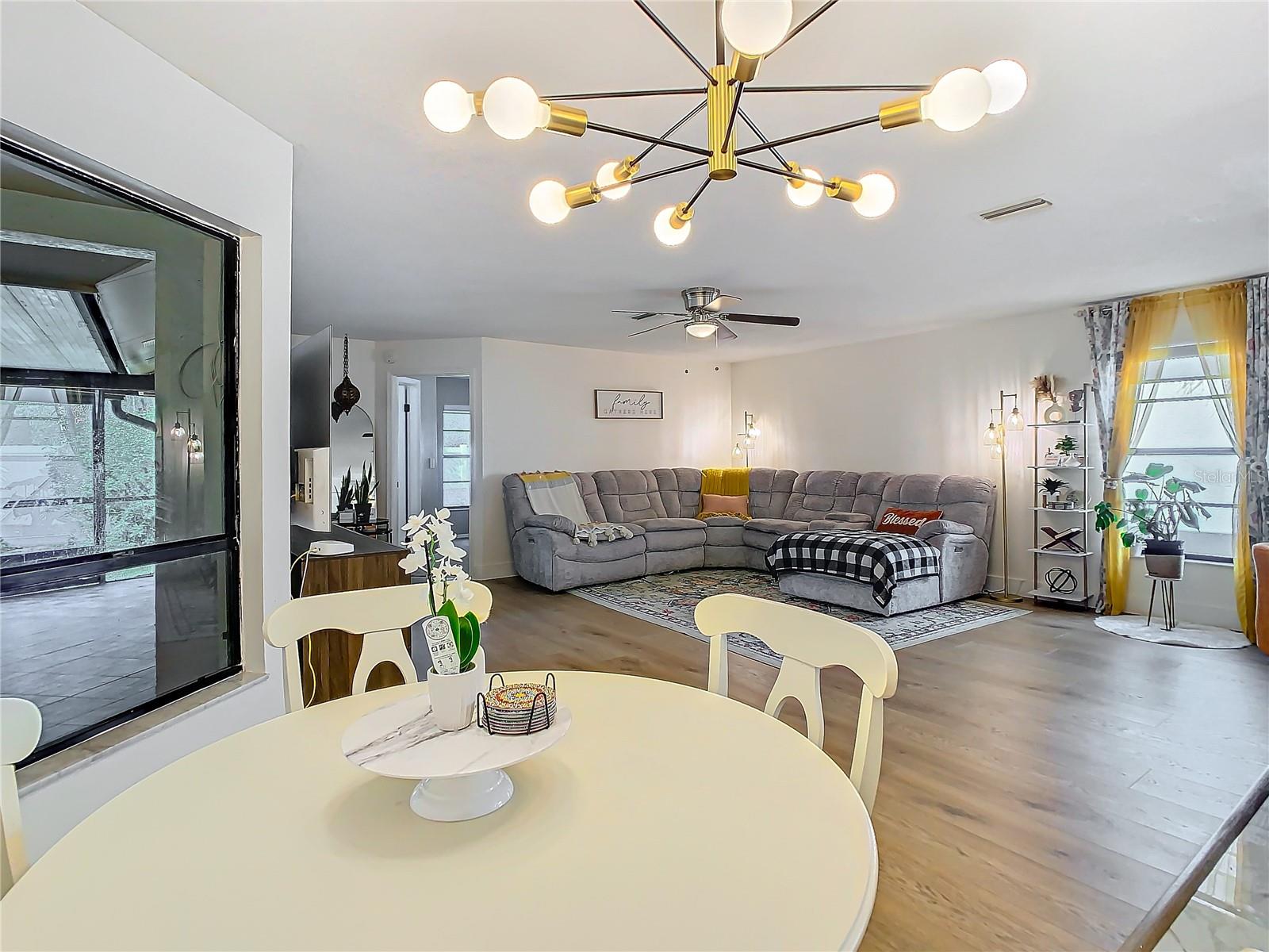 Breakfast Nook & Living Room