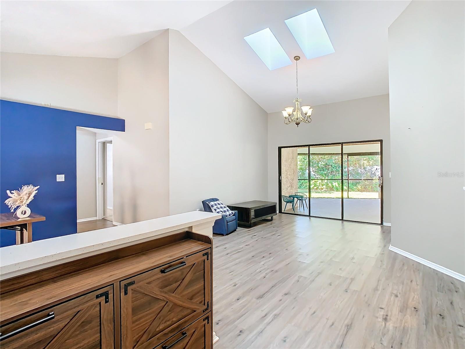 Formal Living Room & Dining Area