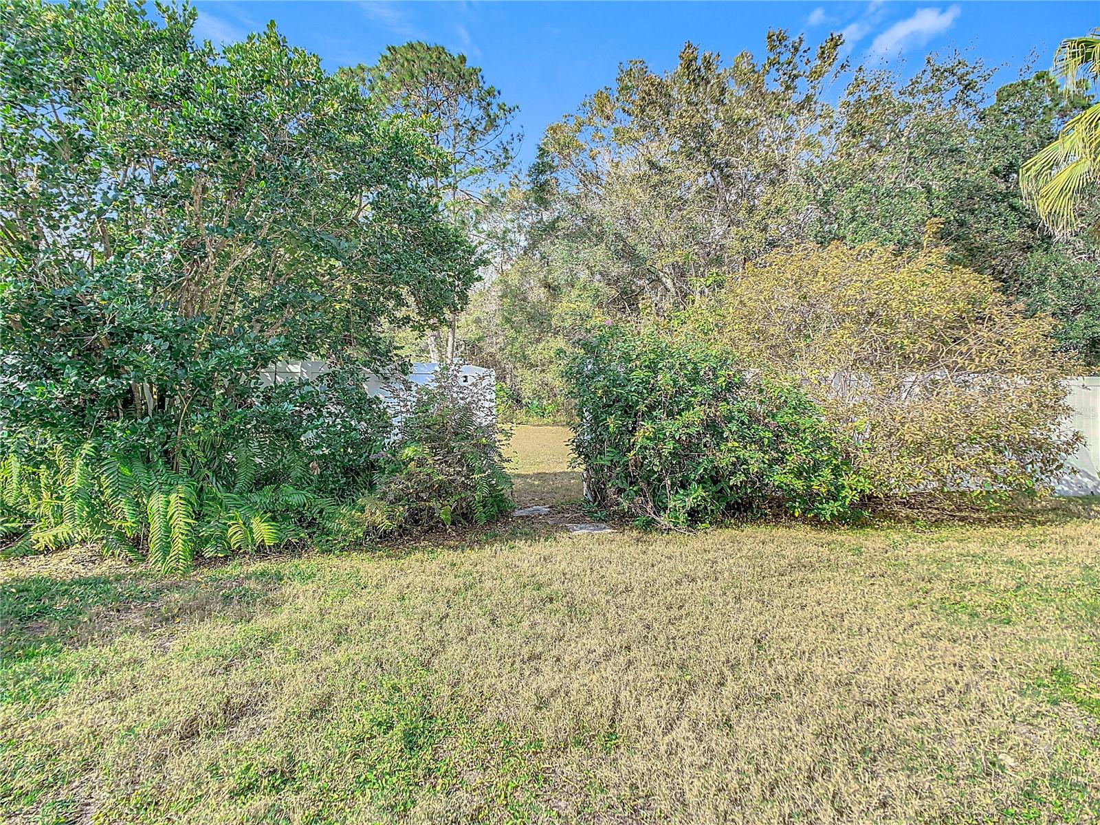 Fenced Backyard / Gate Open