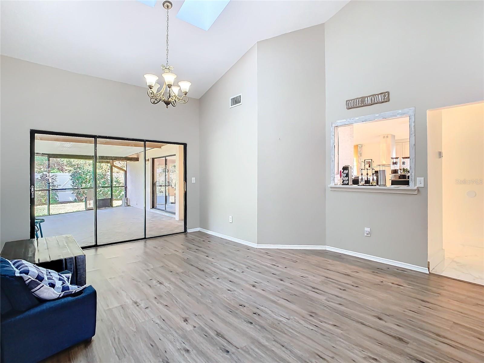 Formal Living Room & Dining Area