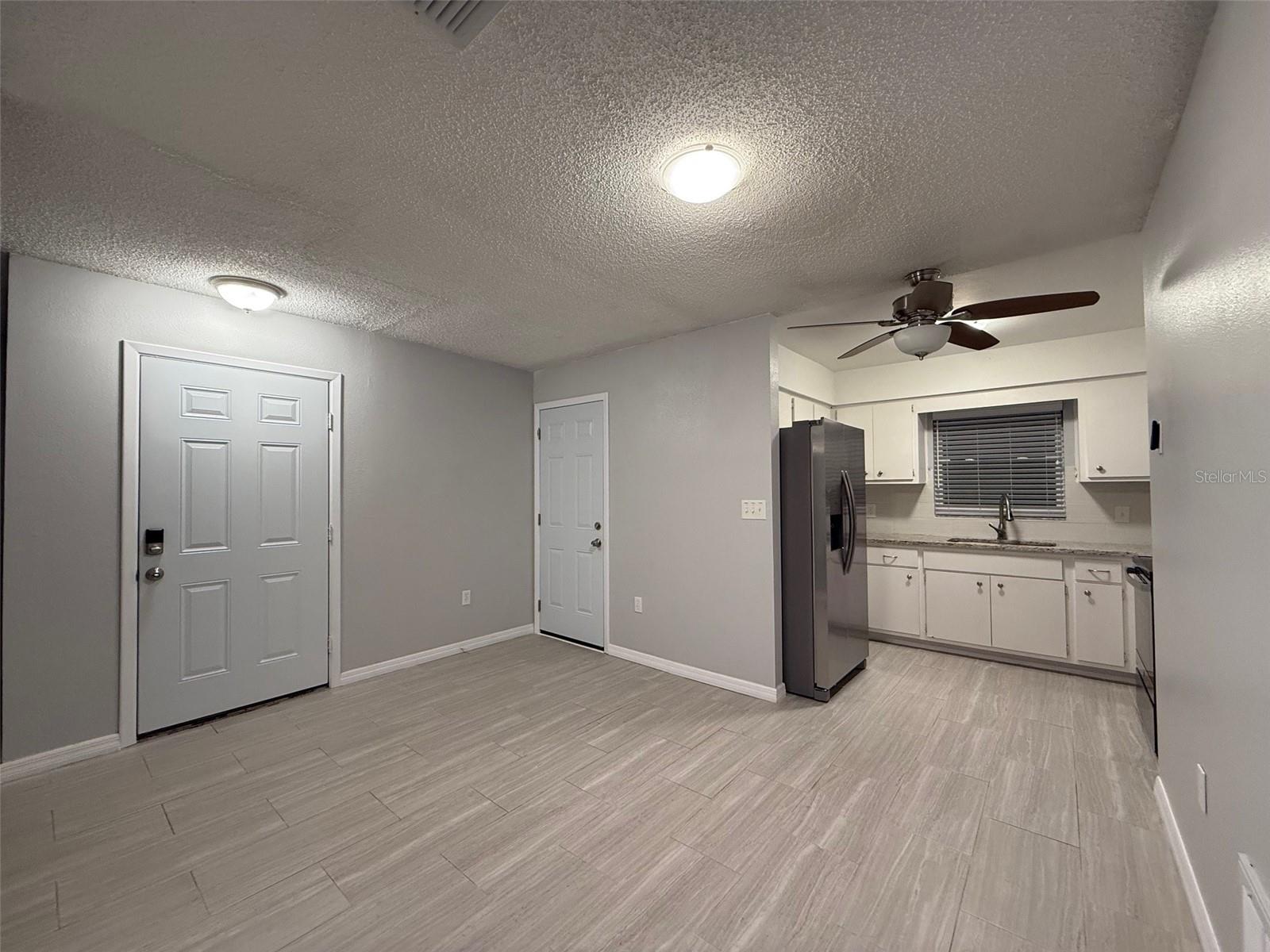 Entry,Dining area toward Kitchen