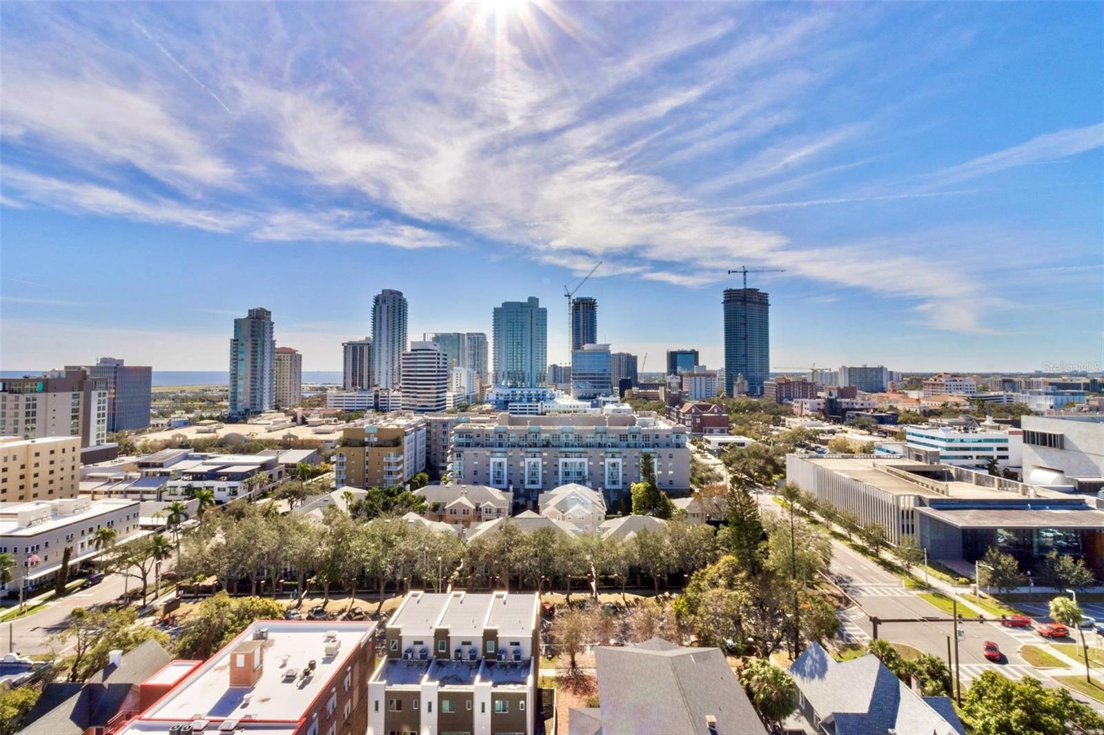 City views South - All the way to the Skyway Bridge