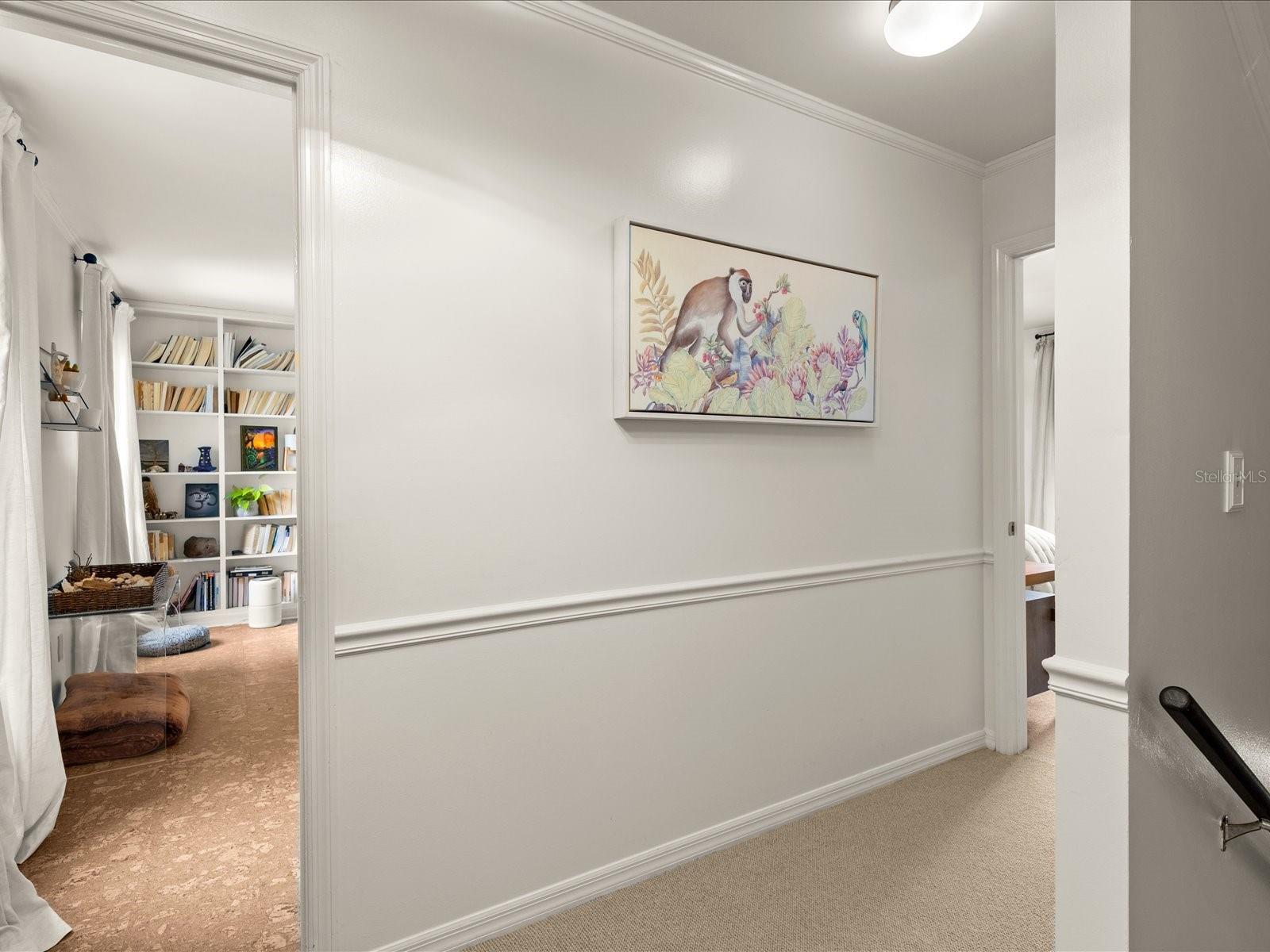 Upstairs Hallway to 2nd and 3rd Bedrooms