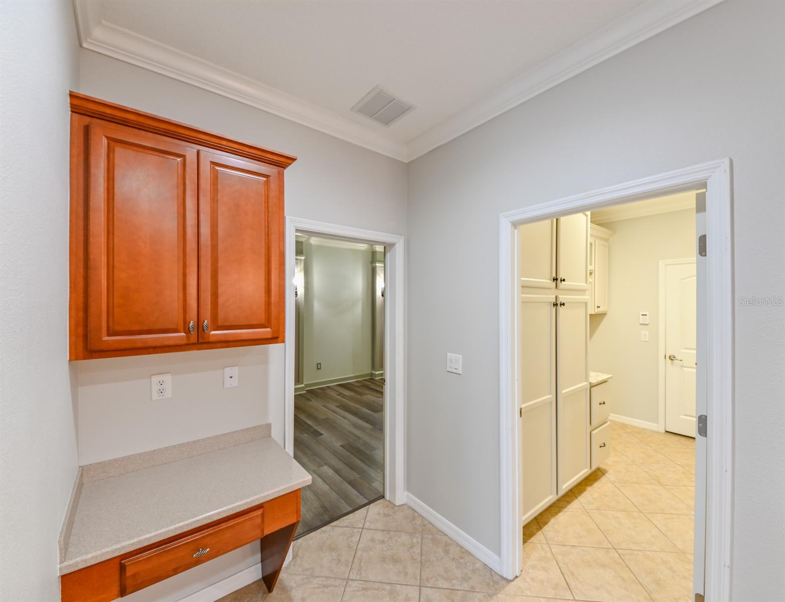 Laundry Room Leads to Garage