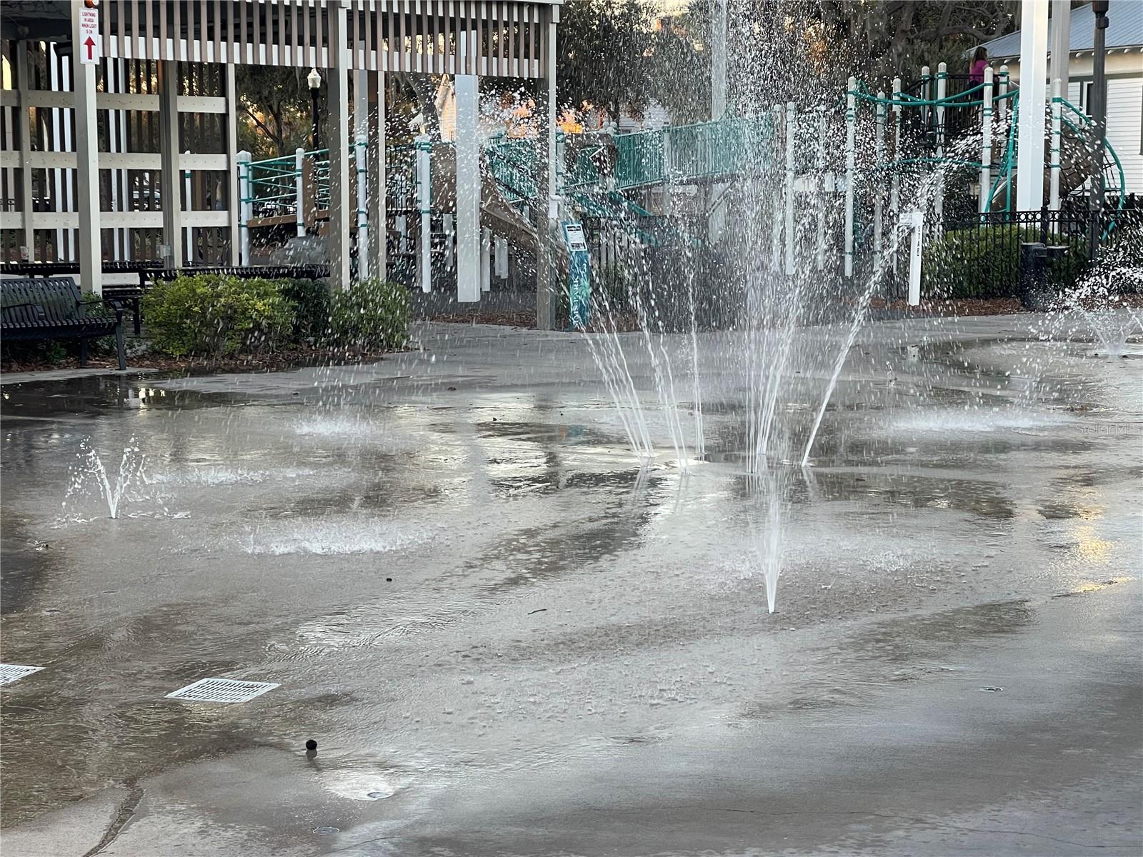 Splash Pad At Walk Of Fame