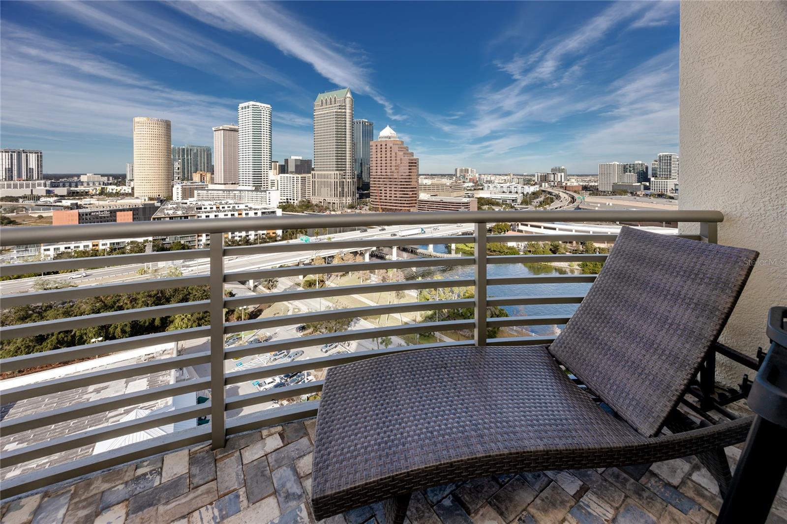 Daytime view from your balcony