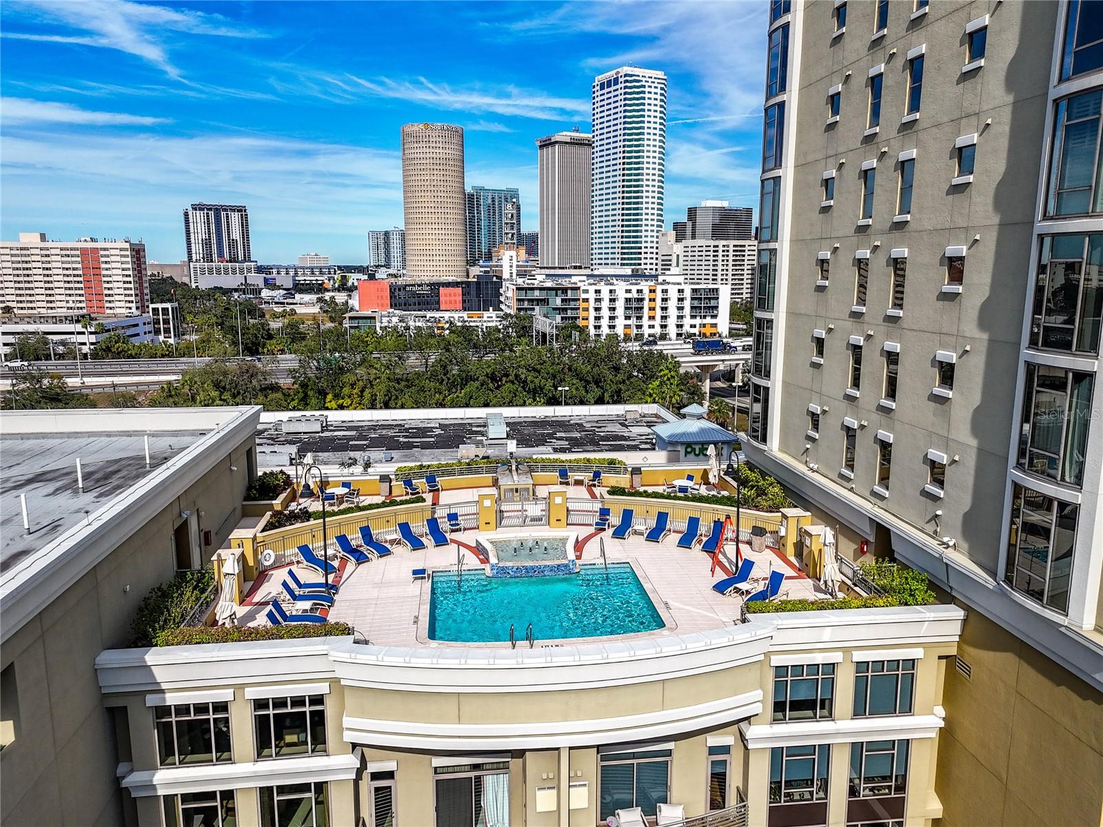 View of the pool