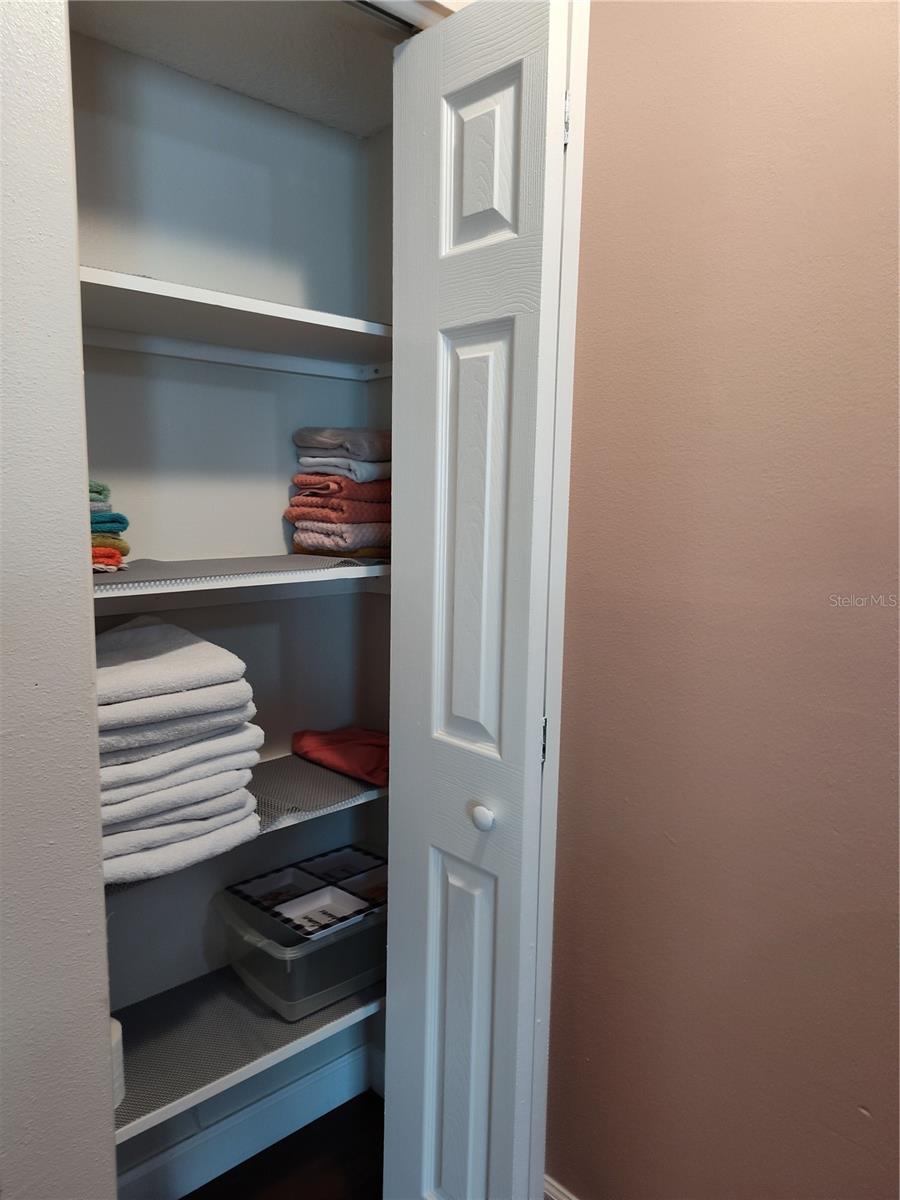 Linen closet.