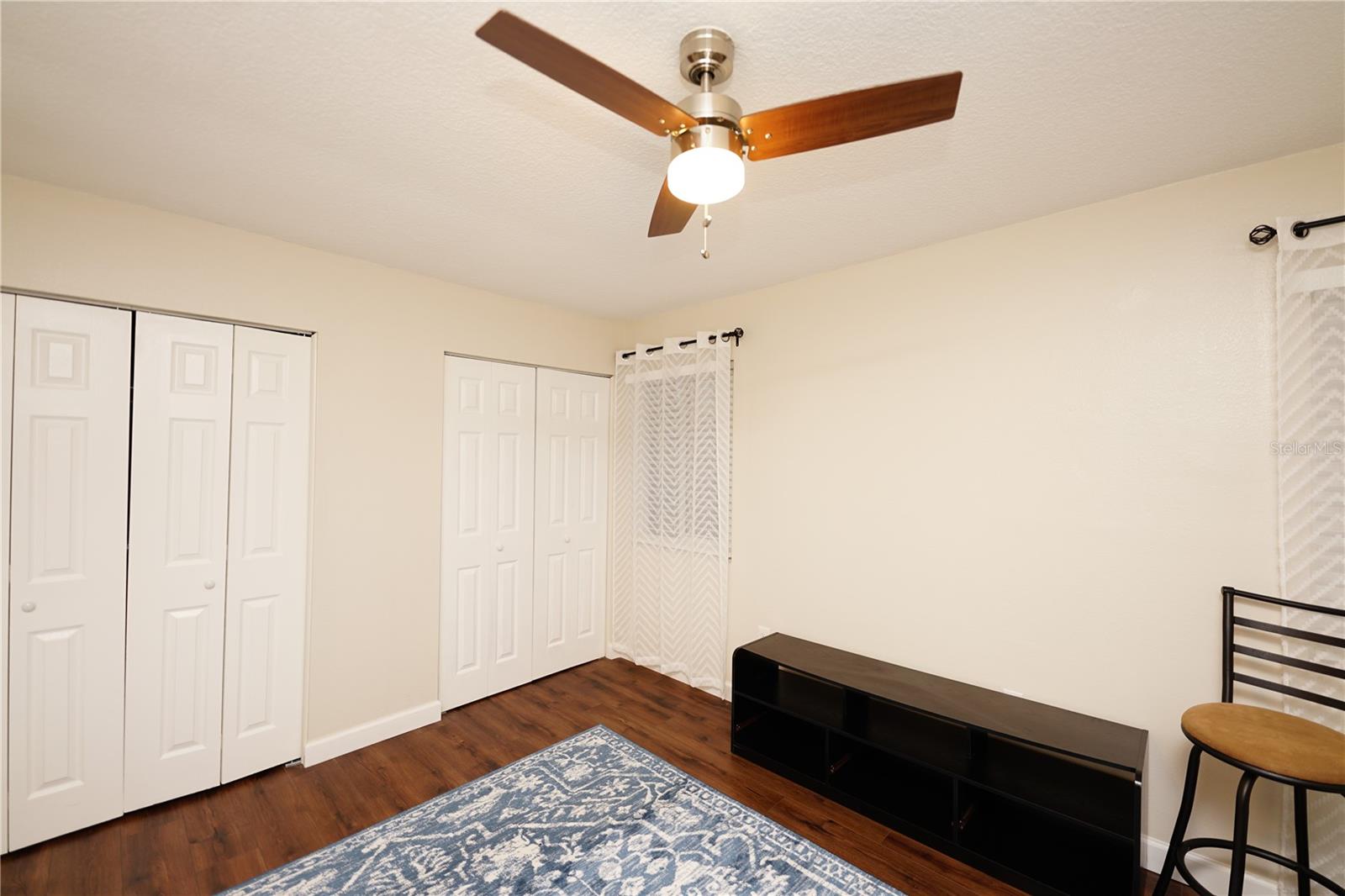 Another view of remodeled second bedroom