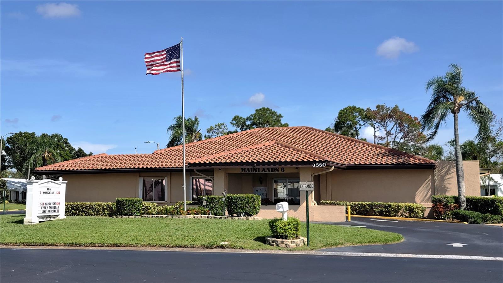 Mainlands unit #6 clubhouse.