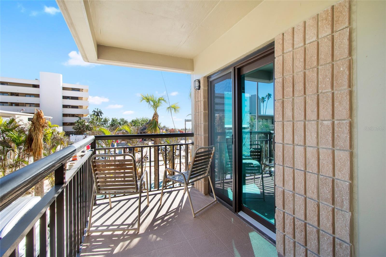 Private Primary Bedroom balcony with water views