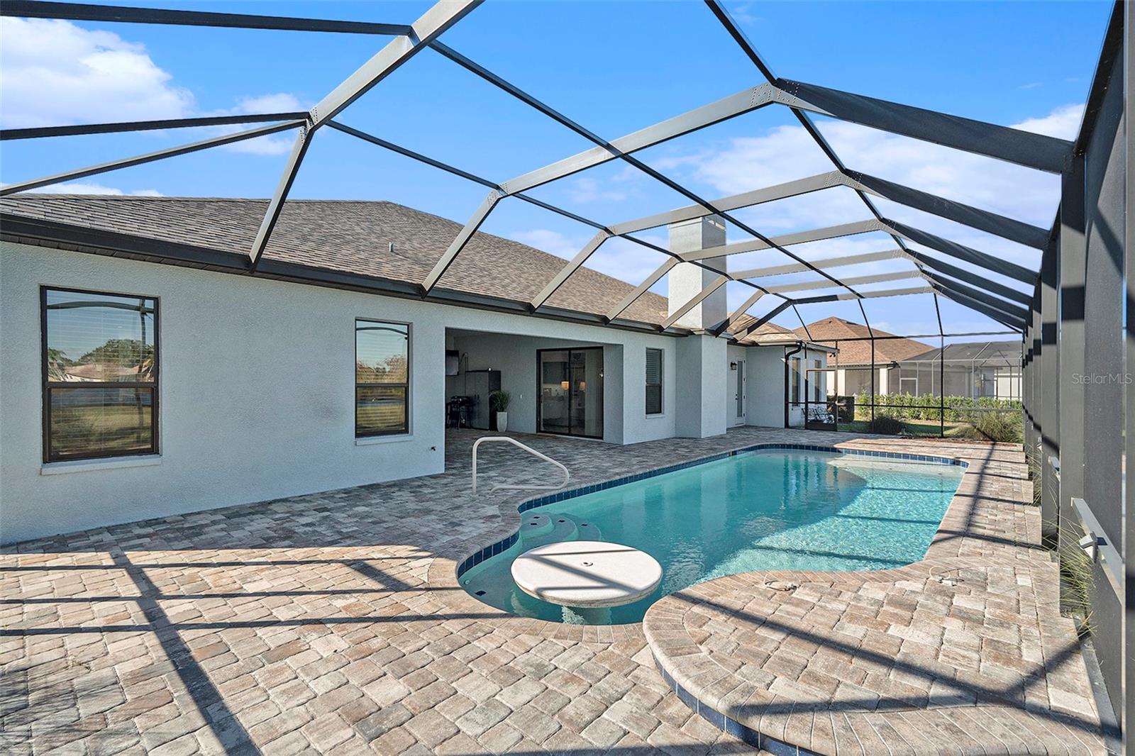 Pool Lanai Outdoor Kitchen Area