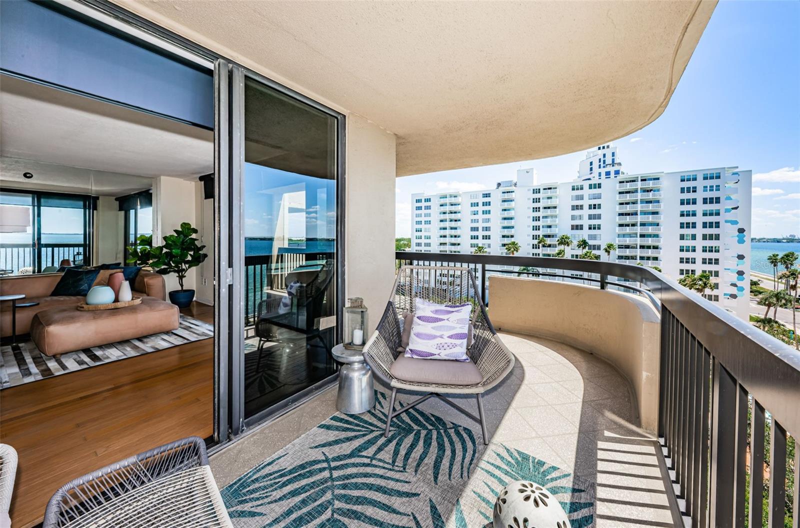 Enjoy the breezes from your wrap around balcony.