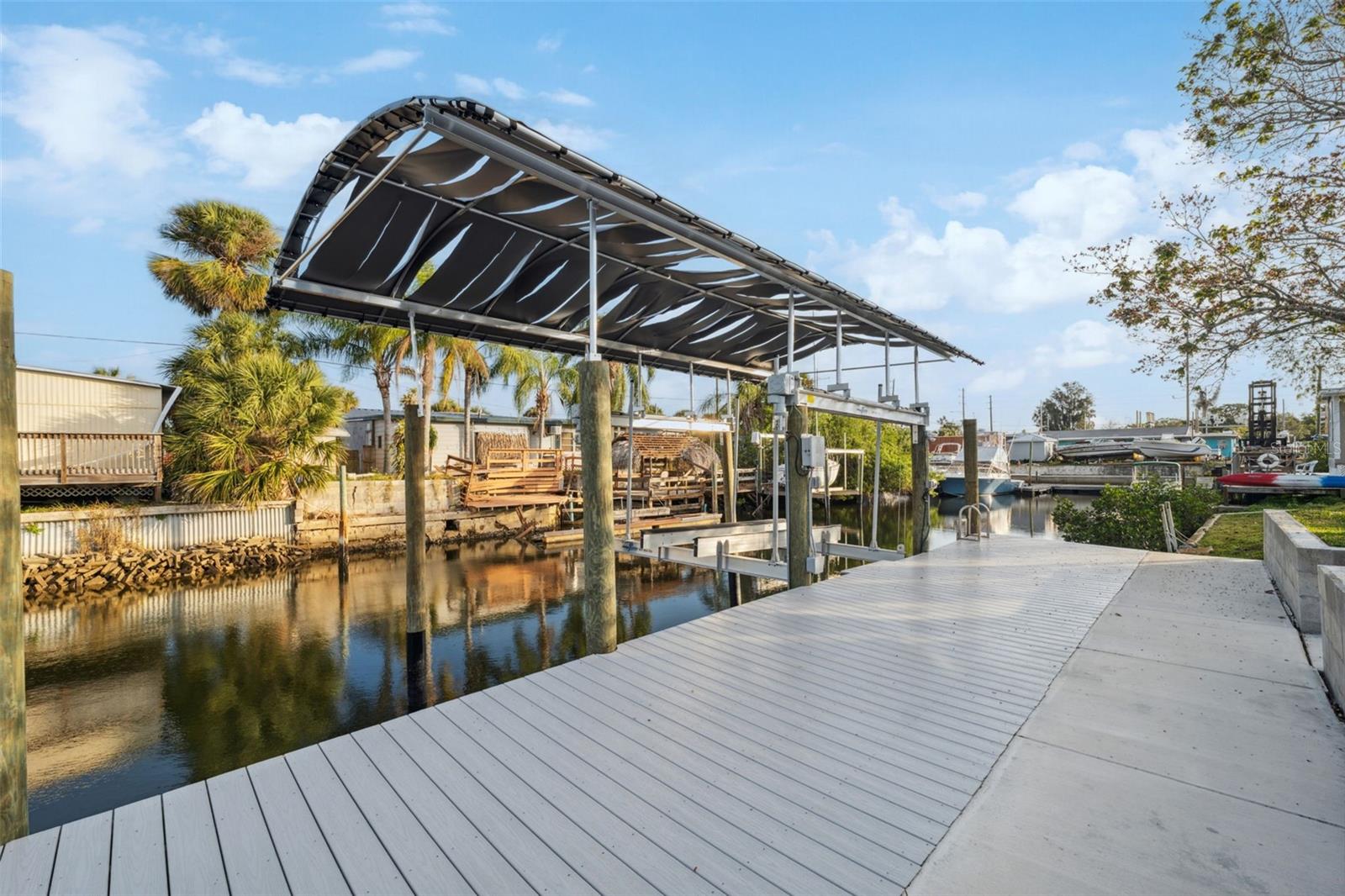 Boat Lift and Dock