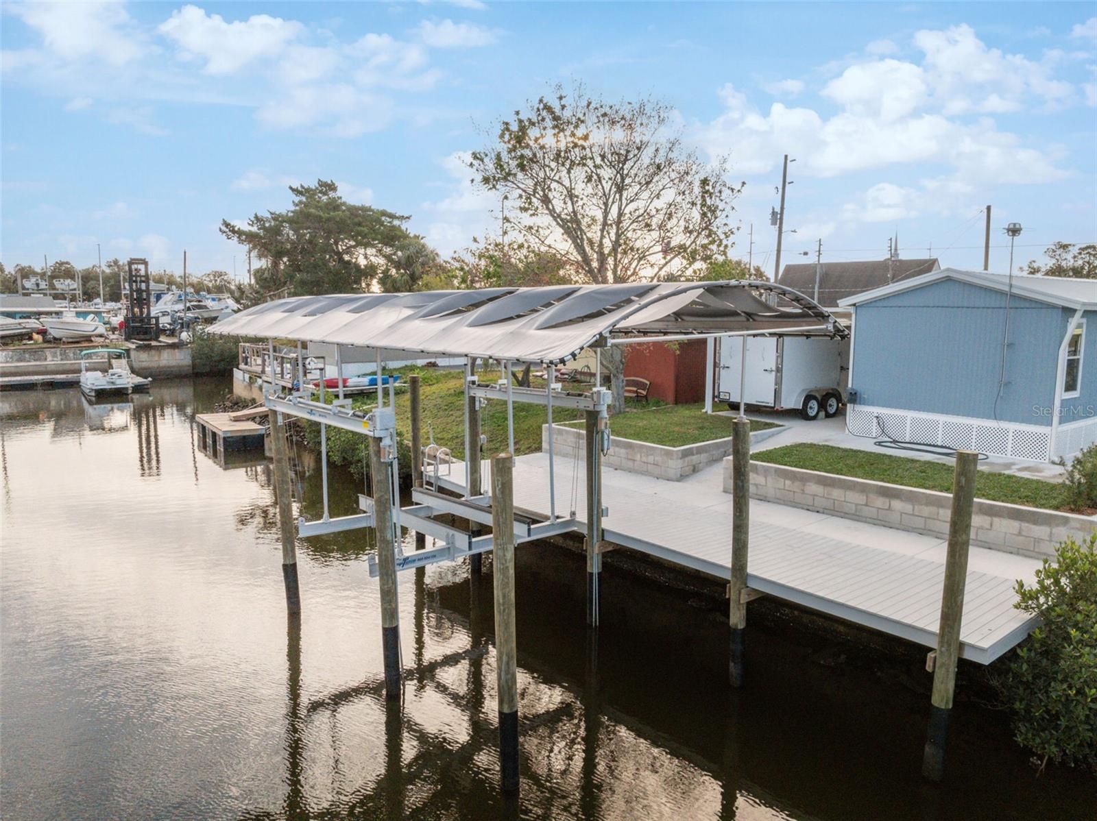 Boat Lift and Dock