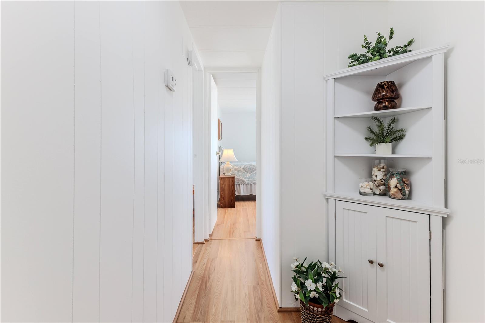 Hallway to the bedrooms and bathrooms