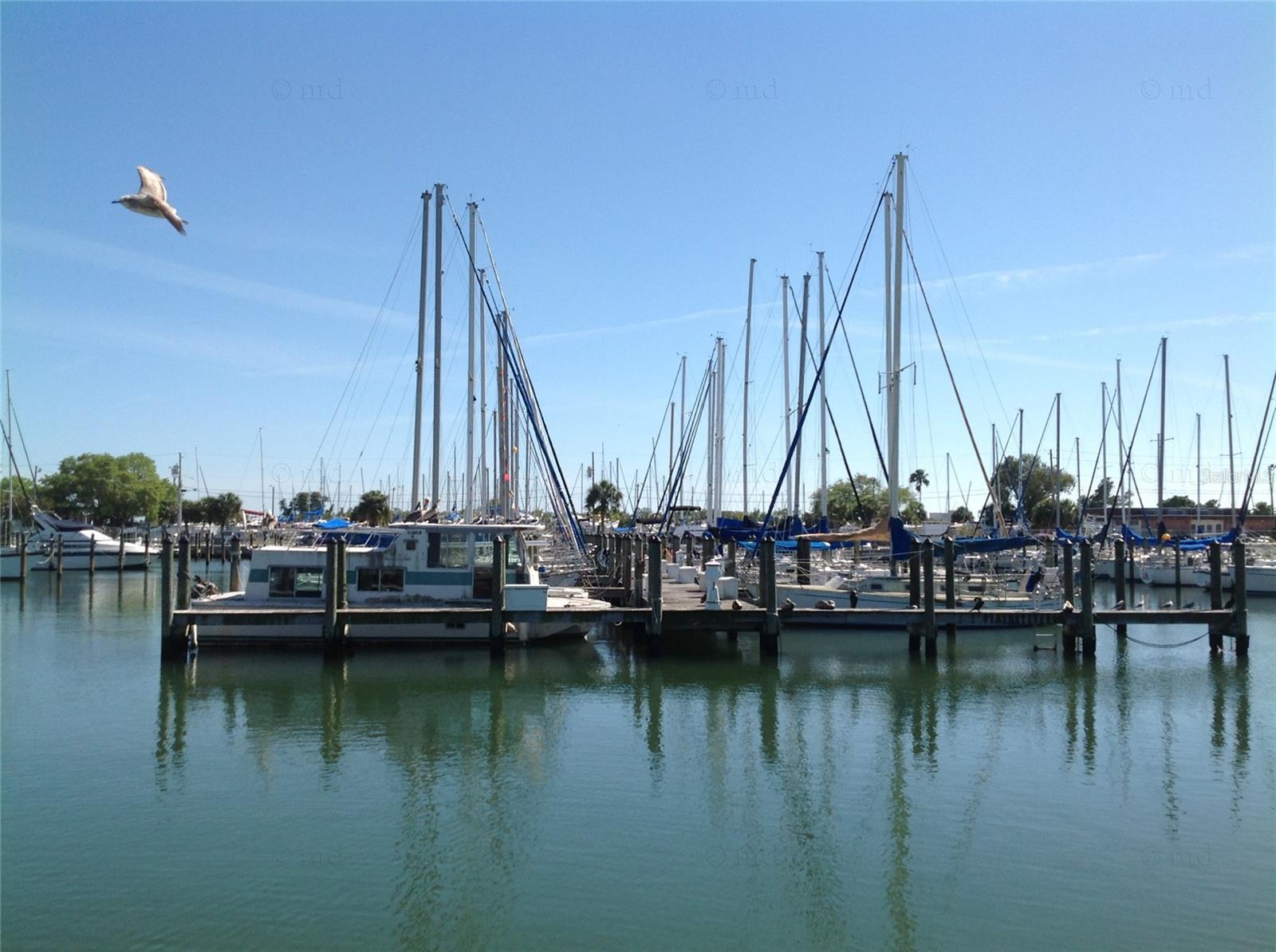 Easy stroll to Gulfport marina!