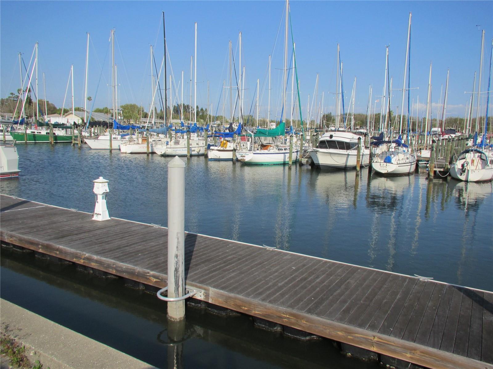 Did you know Gulfport marina has 150 wet slips? That's a lot of boats!