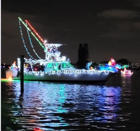 An example of one of the boats in the local boat parade.