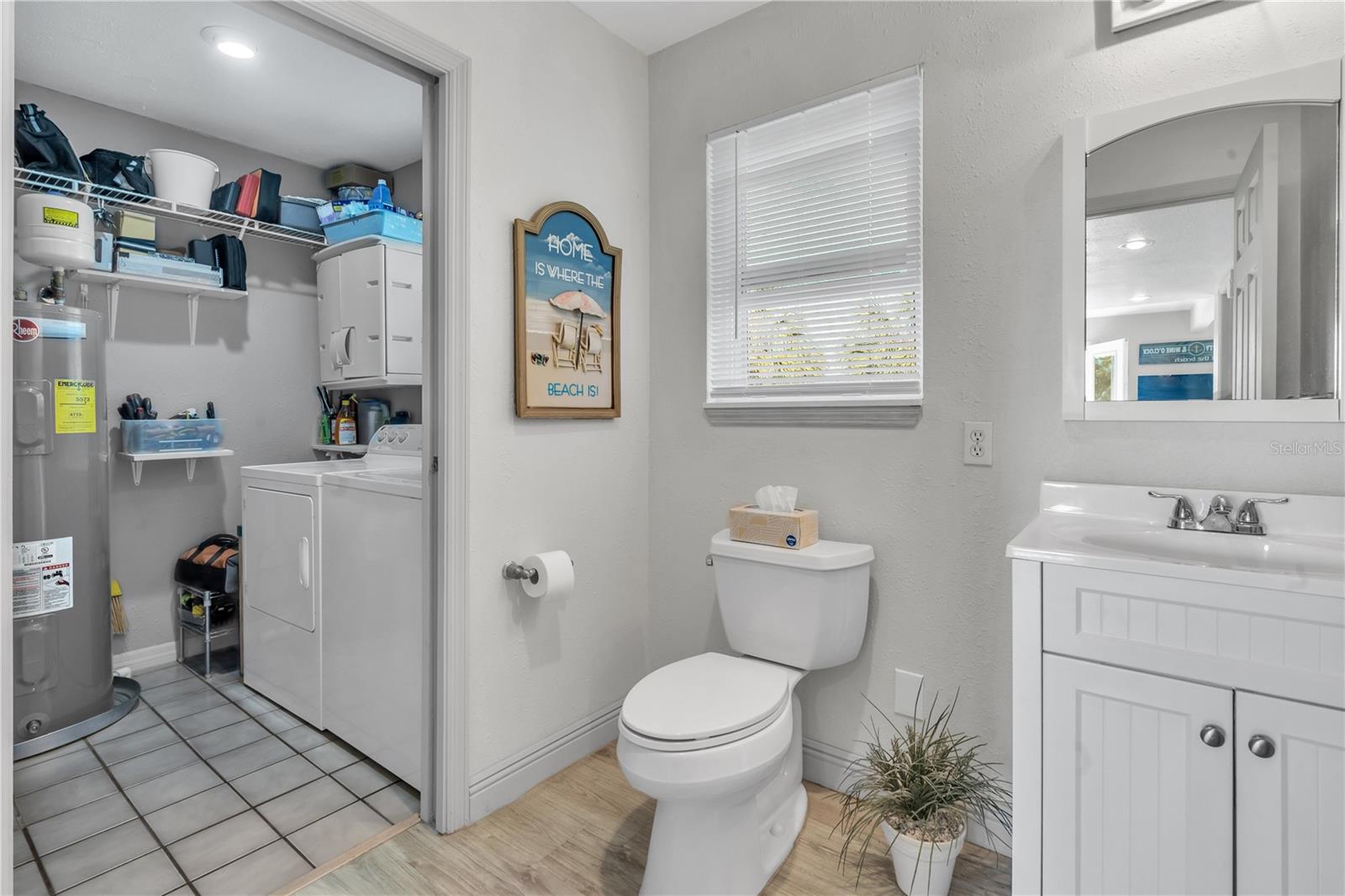 Inside Laundry Room/Utility Closet on 2nd Floor