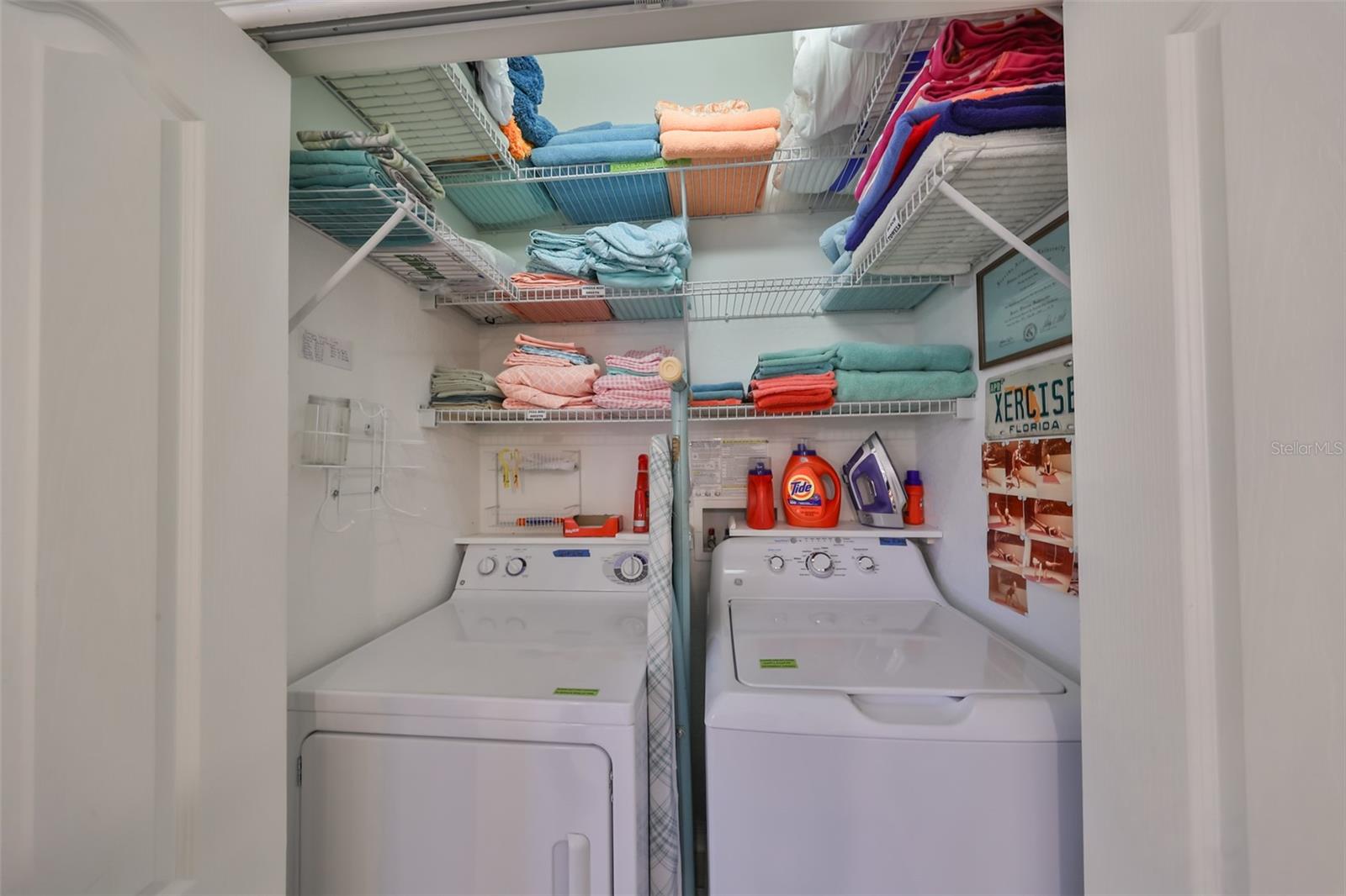 Washer & Dryer right off of the Kitchen