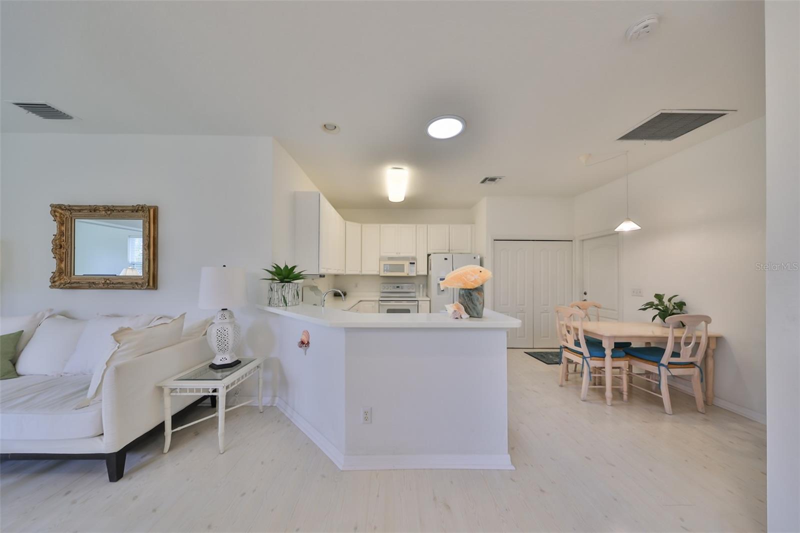 Open Concept-Kitchen, Dining Area and Living area