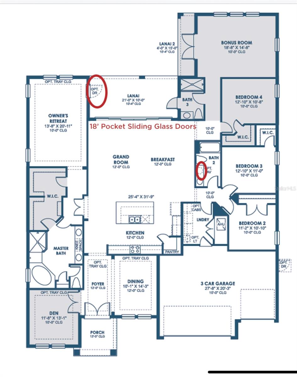 Reverse image of floor plan