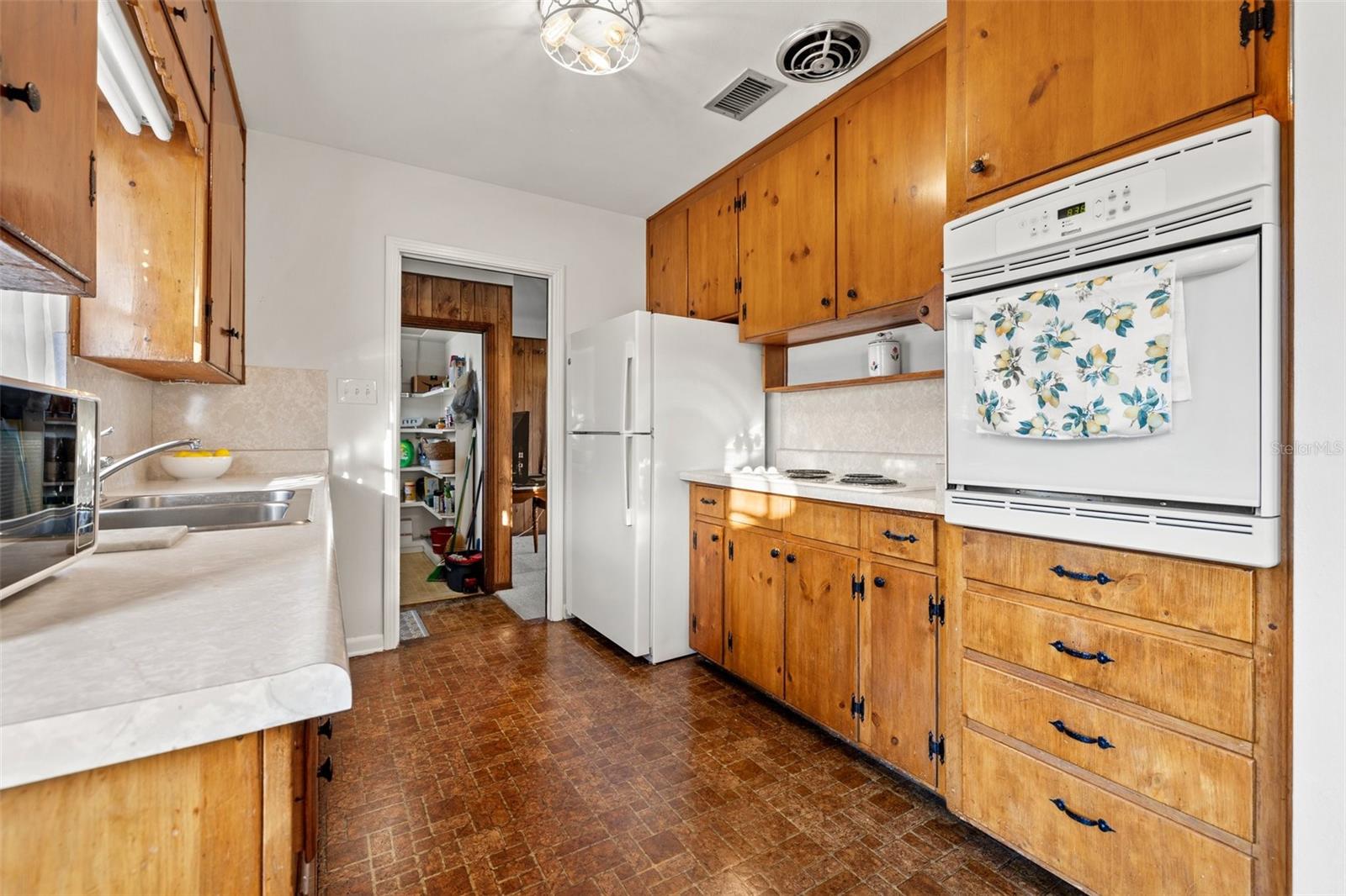 Convenient inside laundry room, just off the kitchen.