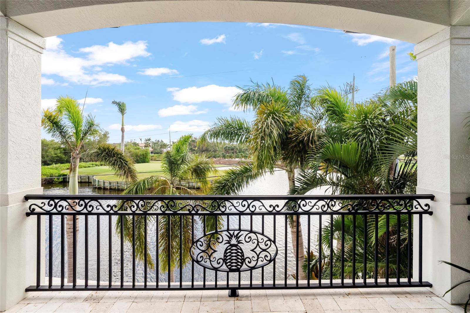 Balcony off the primary suite and sitting room