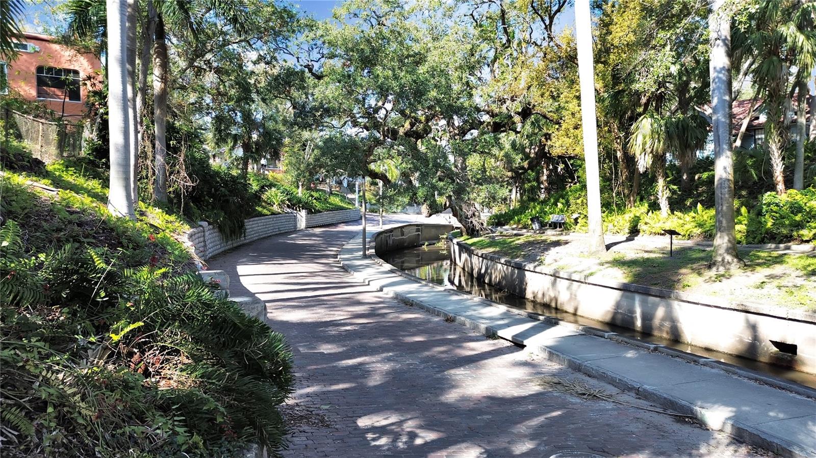 Brick streets, Booker Creek, Roser Park across the street from home. Your view.