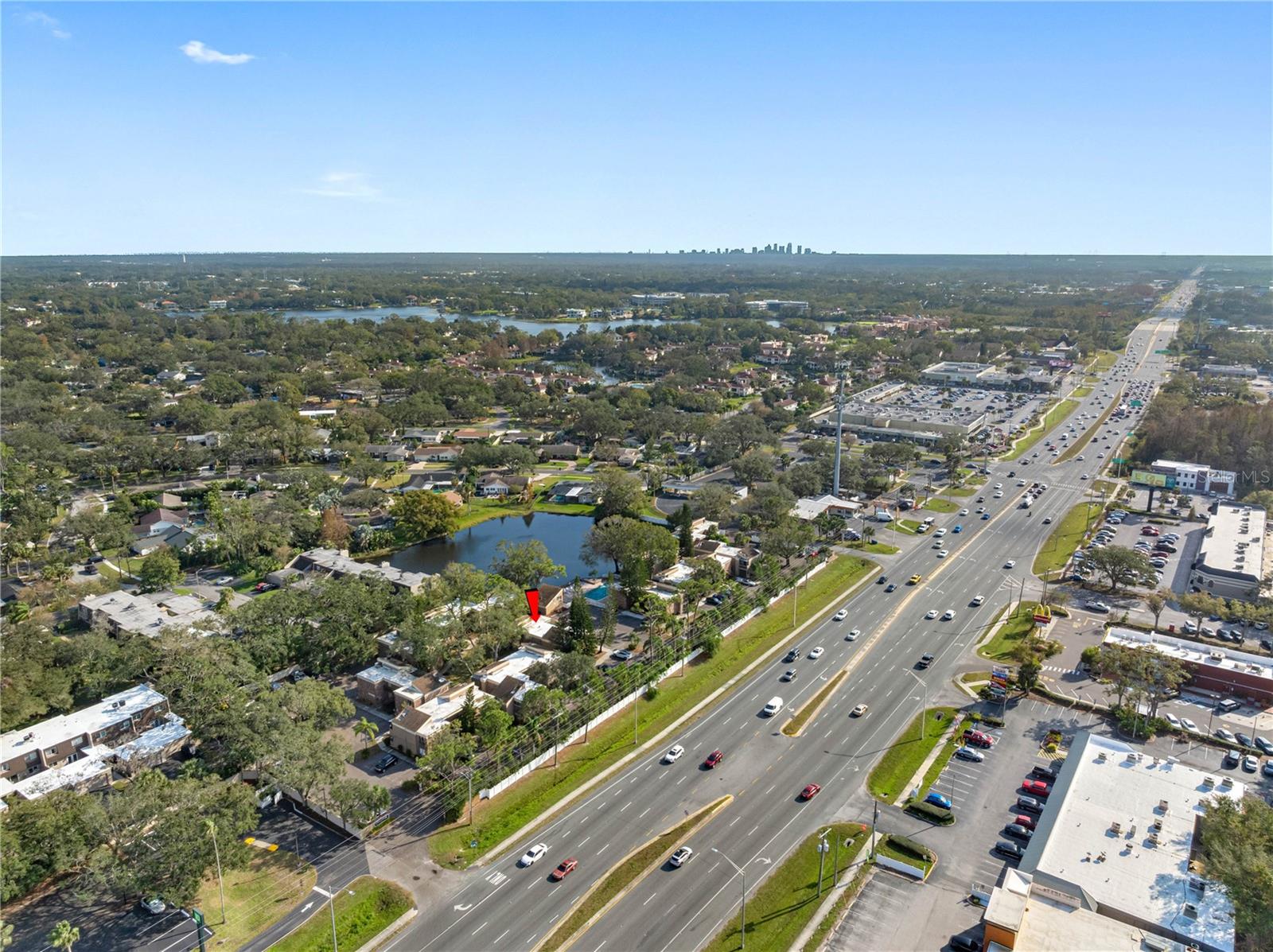 Dale Mabry with Tampa downtown in the distance