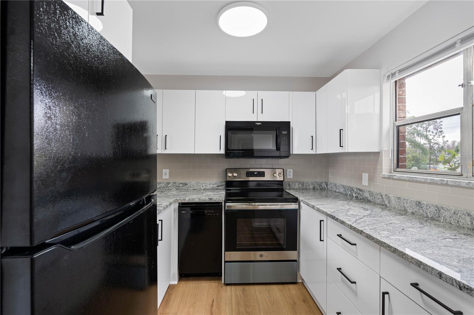 Remodeled kitchen