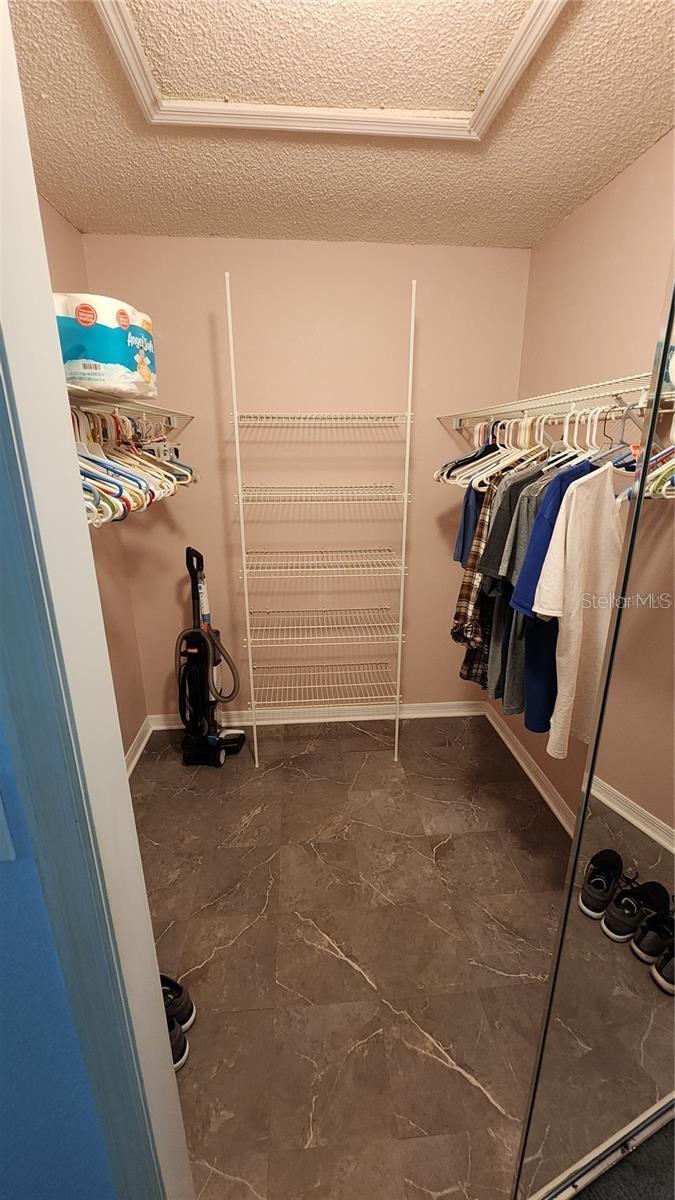 Large walk in closet