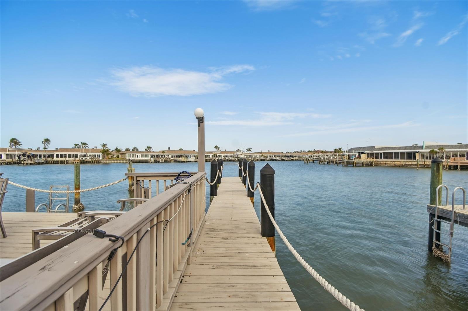 Long pier next to dock