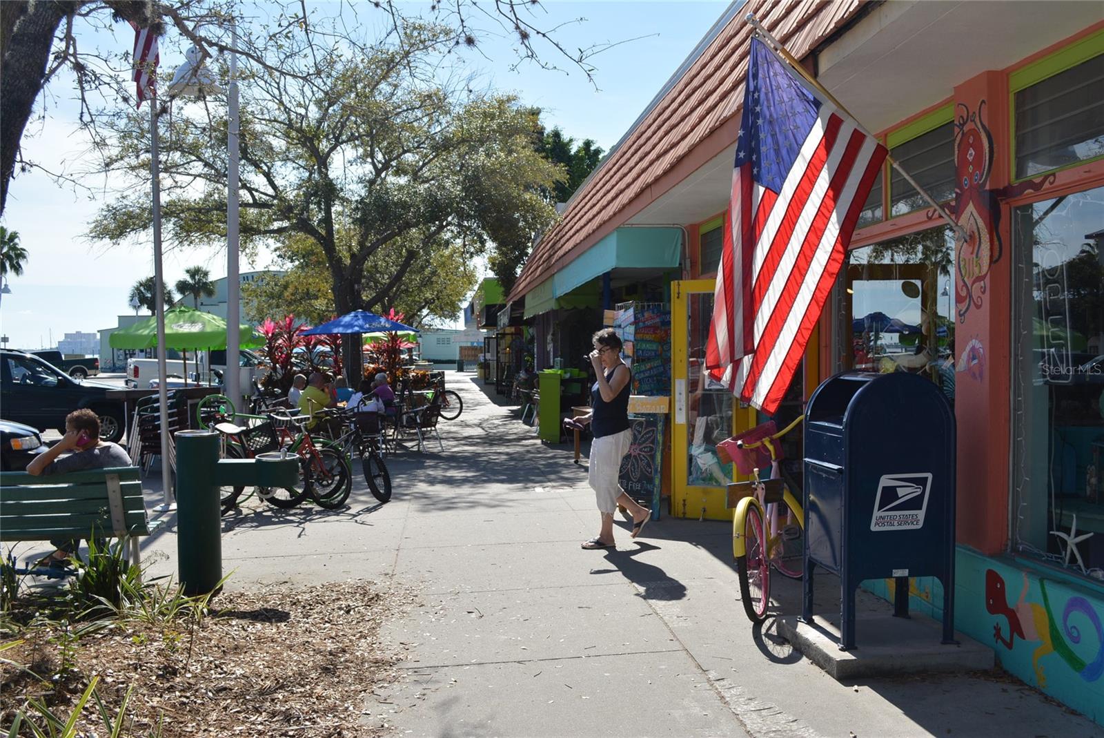 Lots of shops and restaurants to explore in the waterfront district of Gulfport