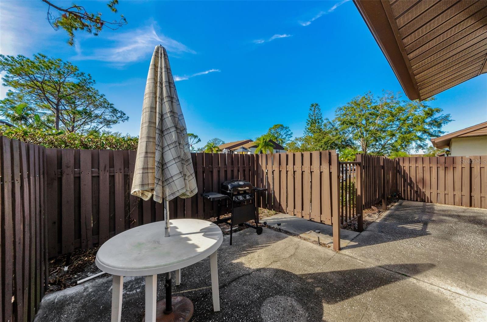 Inside open front patio/porch