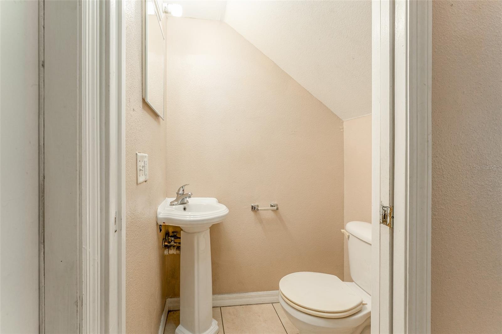 Half bath on first floor