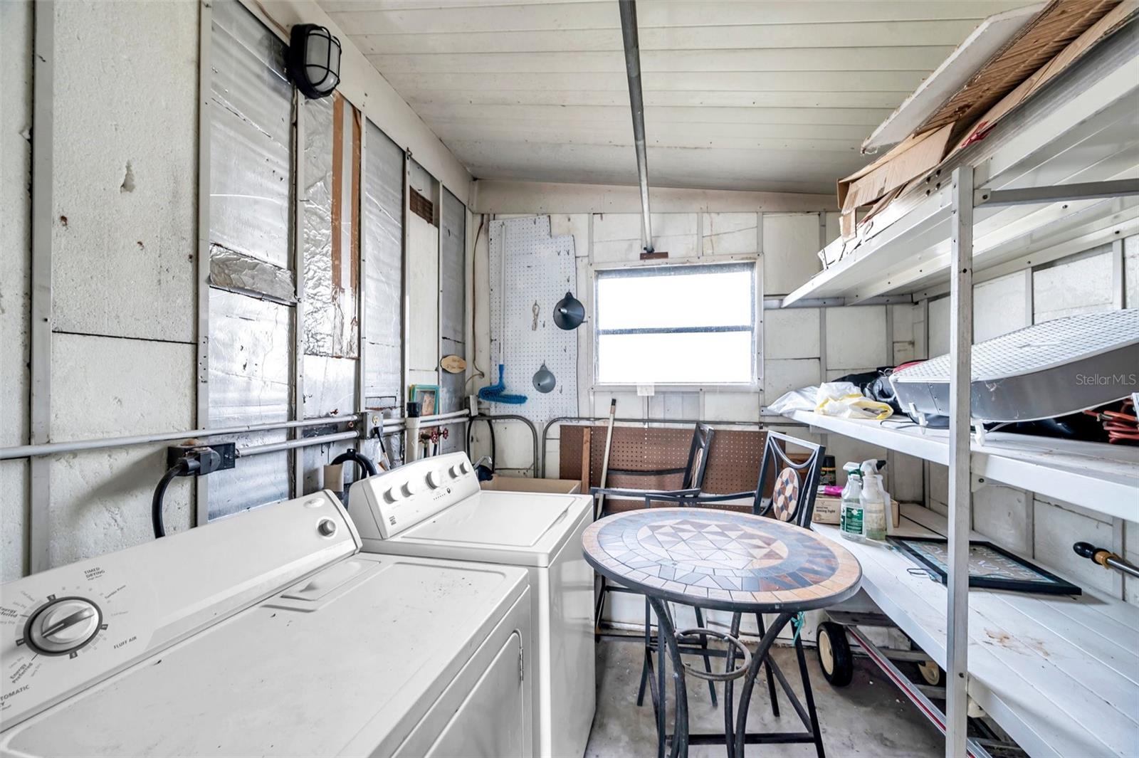 Laundry + Storage Shed