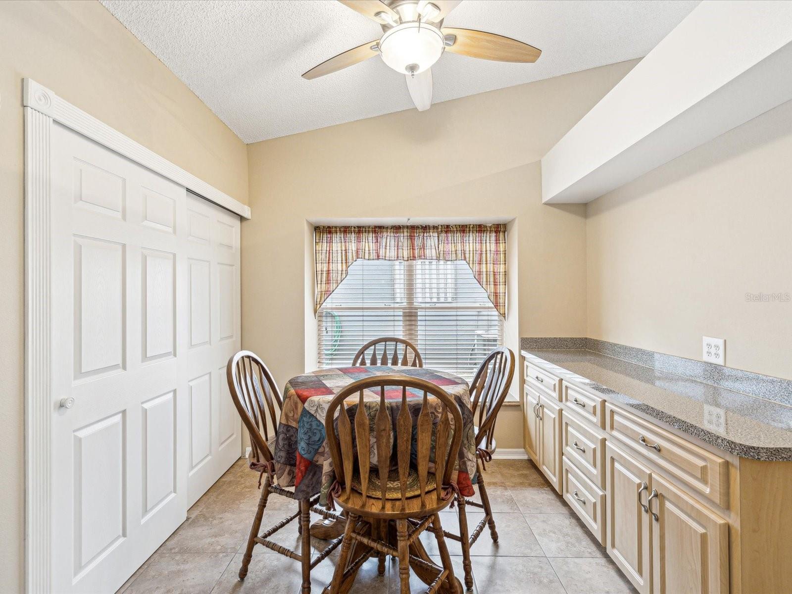 Dining Area with extra storage