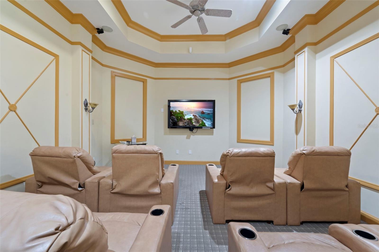 Theatre room in clubhouse!