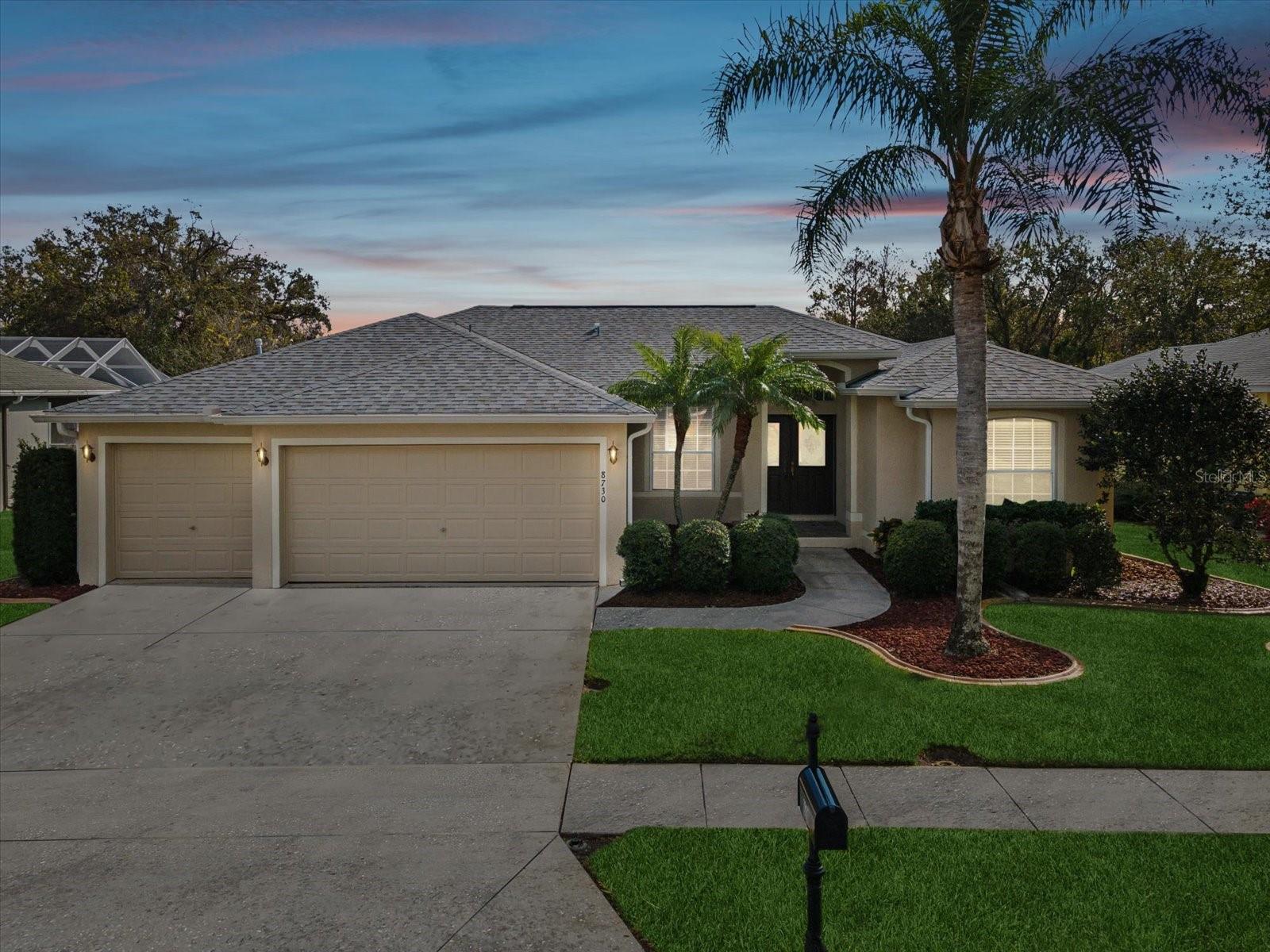 Front Elevation, evening